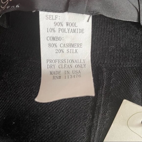 Yigal Azrouel New York Cashmere & Silk Asymmetrical Ruffle Dress  NWT, S - Picture 14 of 14